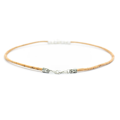 natural cork  handmade women's cork necklace N-183-5