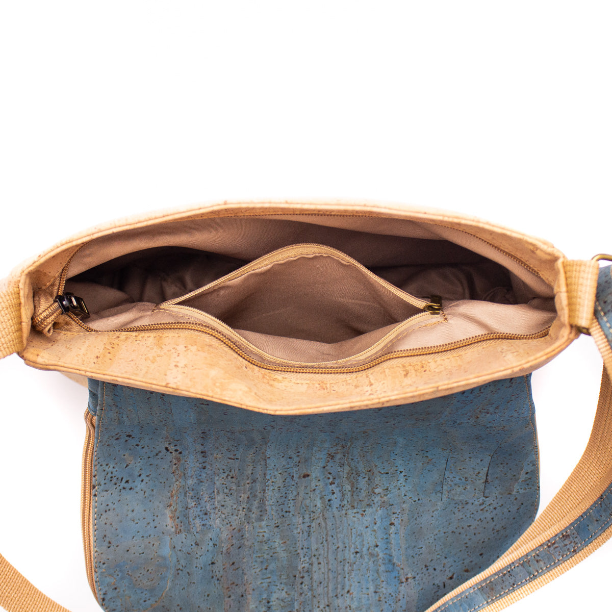 Elegant Cork Crossbody Bag – Natural & Colorful Tassel Flap Shoulder Purse BAGP-026