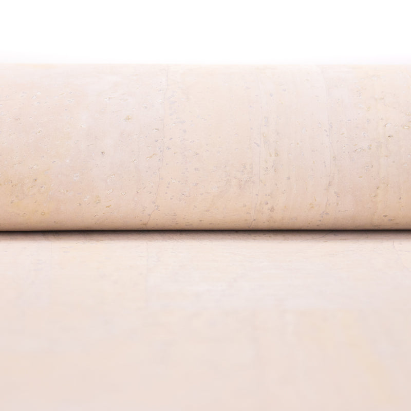 Premium Solid White Cork Fabric COF-127