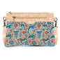 Printed Natural Cork Crossbody Bag & Clutch BAG-2393