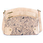 Multi-Pocket Cork Crossbody Bag with Adjustable Shoulder Strap BAG-2394
