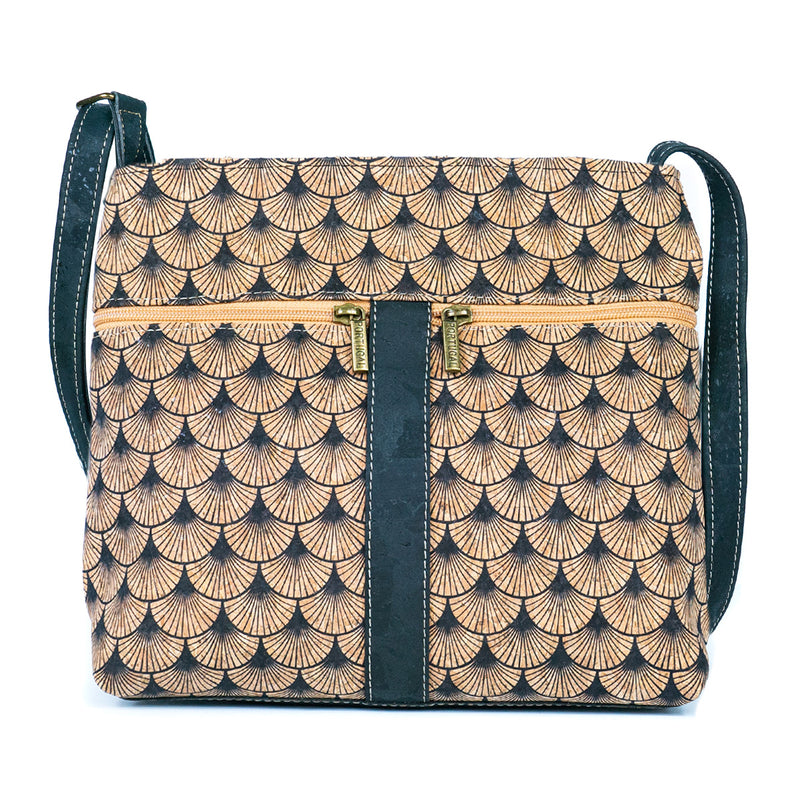 Cork Crossbody Bag with Zipper Detail BAGP-286