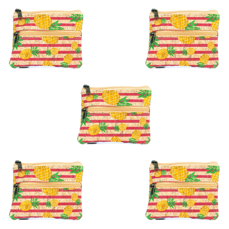 Compact Natural Cork Coin Purse BAGP-332(5units)