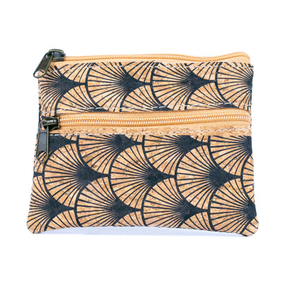 Dual Zip Cork Coin Purse BAGP-309(5units)