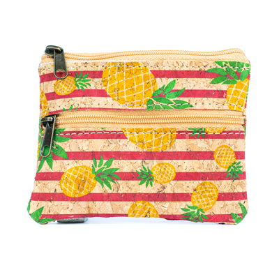 Compact Natural Cork Coin Purse BAGP-332(5units)