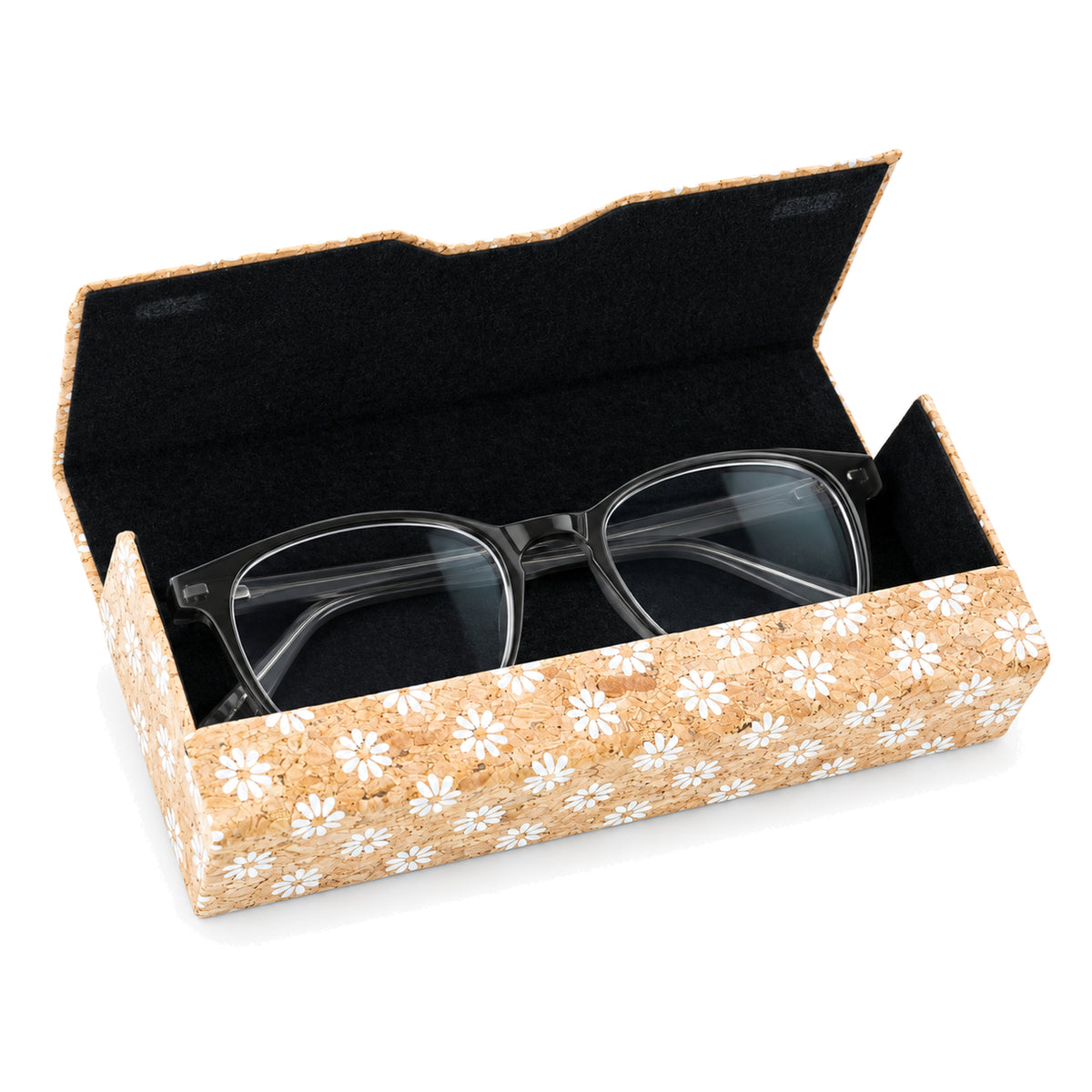 Rectangular Cork Glasses Cases – Magnetic Closure, Pack of 10 | L-1227-MIX-10