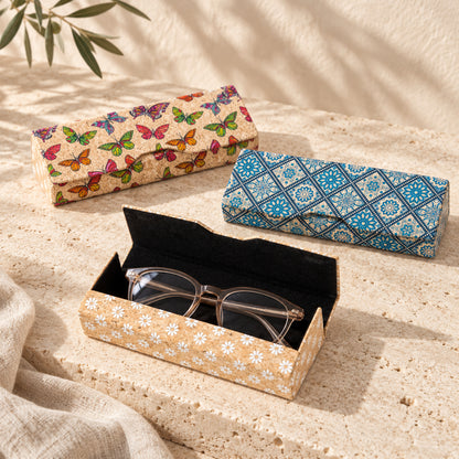 Rectangular Cork Glasses Cases – Magnetic Closure, Pack of 10 | L-1227-MIX-10