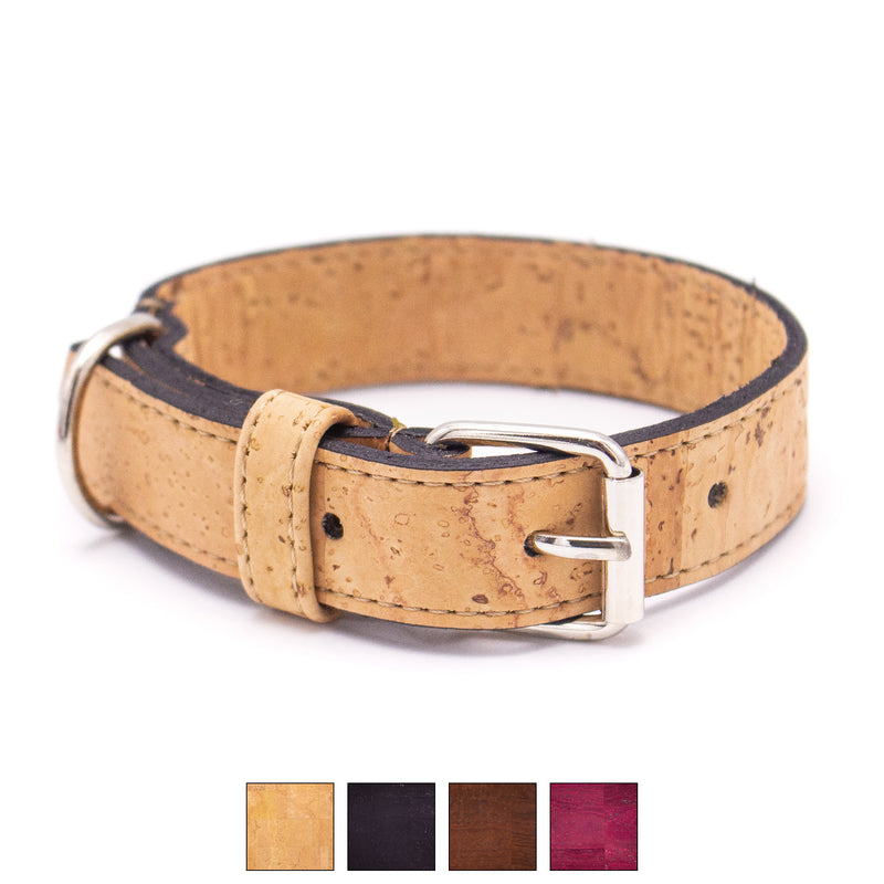 Cork Dog Collar -Comfortable L-535