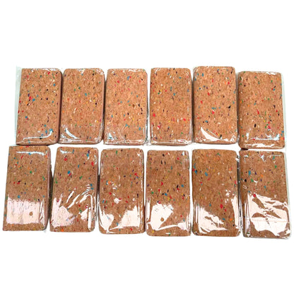 12pcs | Printed Cork Zip-Around Wallet —BAGD-623