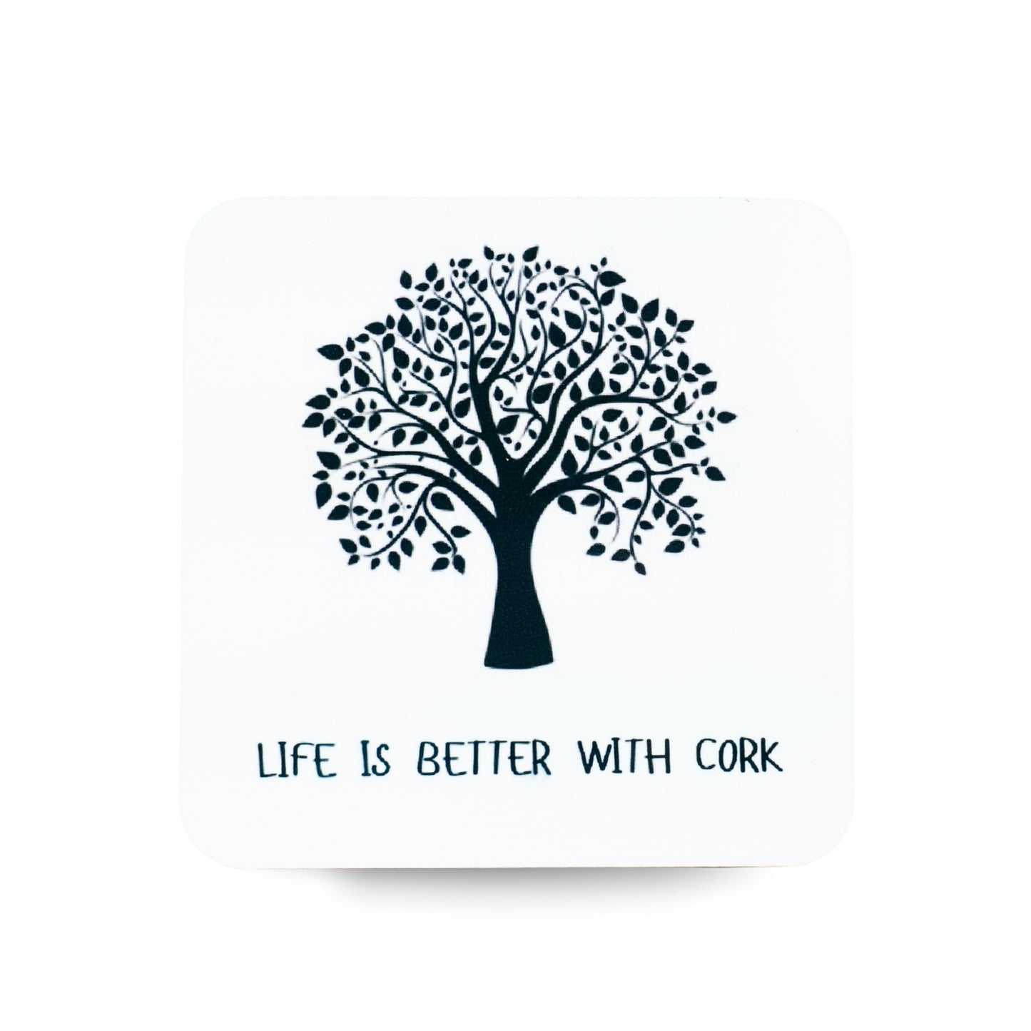 NEW STYLE  Coaster for drinks on Cork Base L-1123 pack of 4