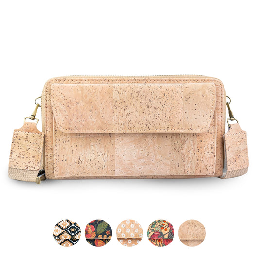 Eco-Chic Natural Cork Women's Phone Purse BAG-2297