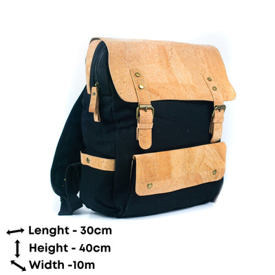 Men's Cork and Canvas Fusion Laptop Commuter Backpack BAG-2283
