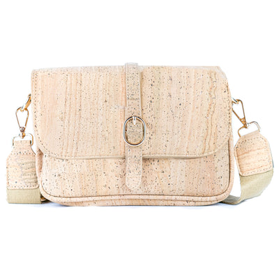 Elegant Solid Color Cork Crossbody Bag for Women BAG-2319