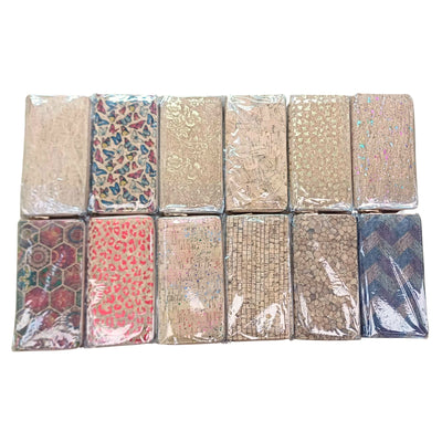 Natural cork with flower pattern zipper women wallet BAGD-589（12units）