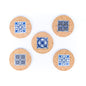 (5units)Vintage Cork and Ceramic Tile Coaster Cup Pad L-069