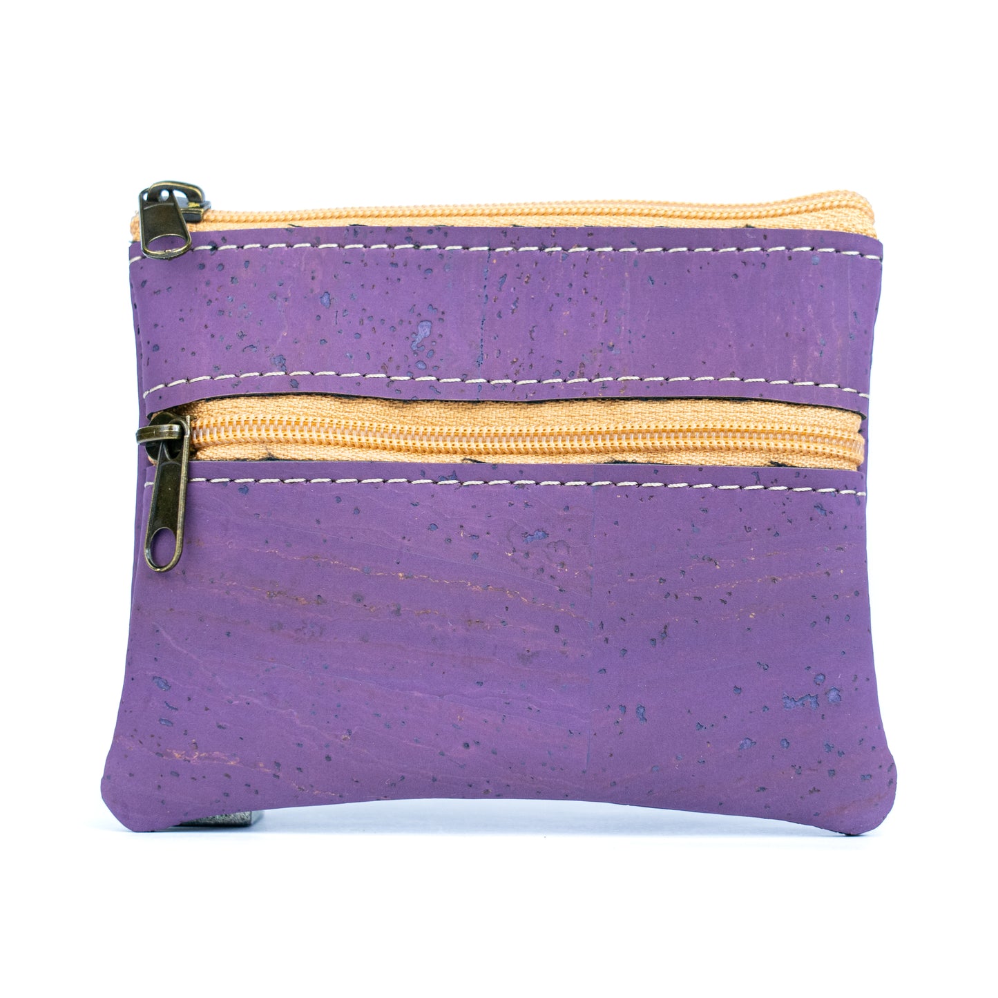 Eco-Friendly Cork Coin Purse with Dual Zippers BAGP-332(5units)