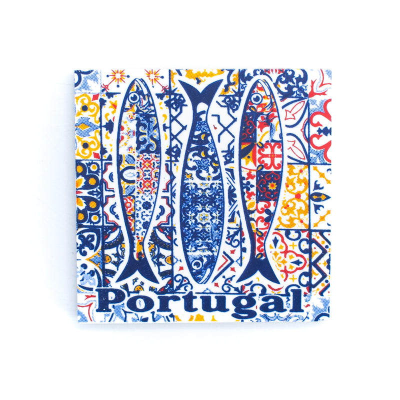 3D souvenir Portugal,6.5*6.5cm Fridge magnets 5units L-059