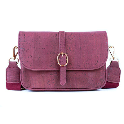 Elegant Solid Color Cork Crossbody Bag for Women BAG-2319