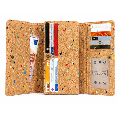 Cork bifold smart vegan women's wallet BAG-2017