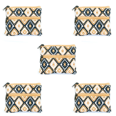 Compact Natural Cork Coin Purse BAGP-332(5units)