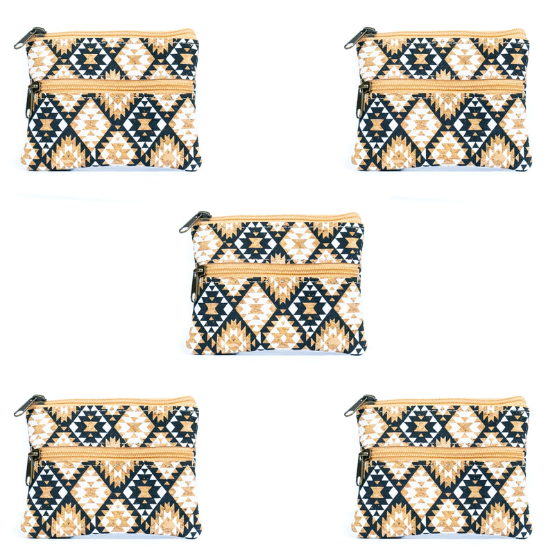Compact Natural Cork Coin Purse BAGP-332(5units)