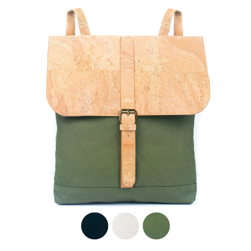 Cork and Canvas Fusion Laptop Commuter Backpack for Laptops Up to 15 Inches BAG-2287