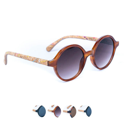Women's Cork Sunglasses with UV Protection Lenses(Including case) L-1070