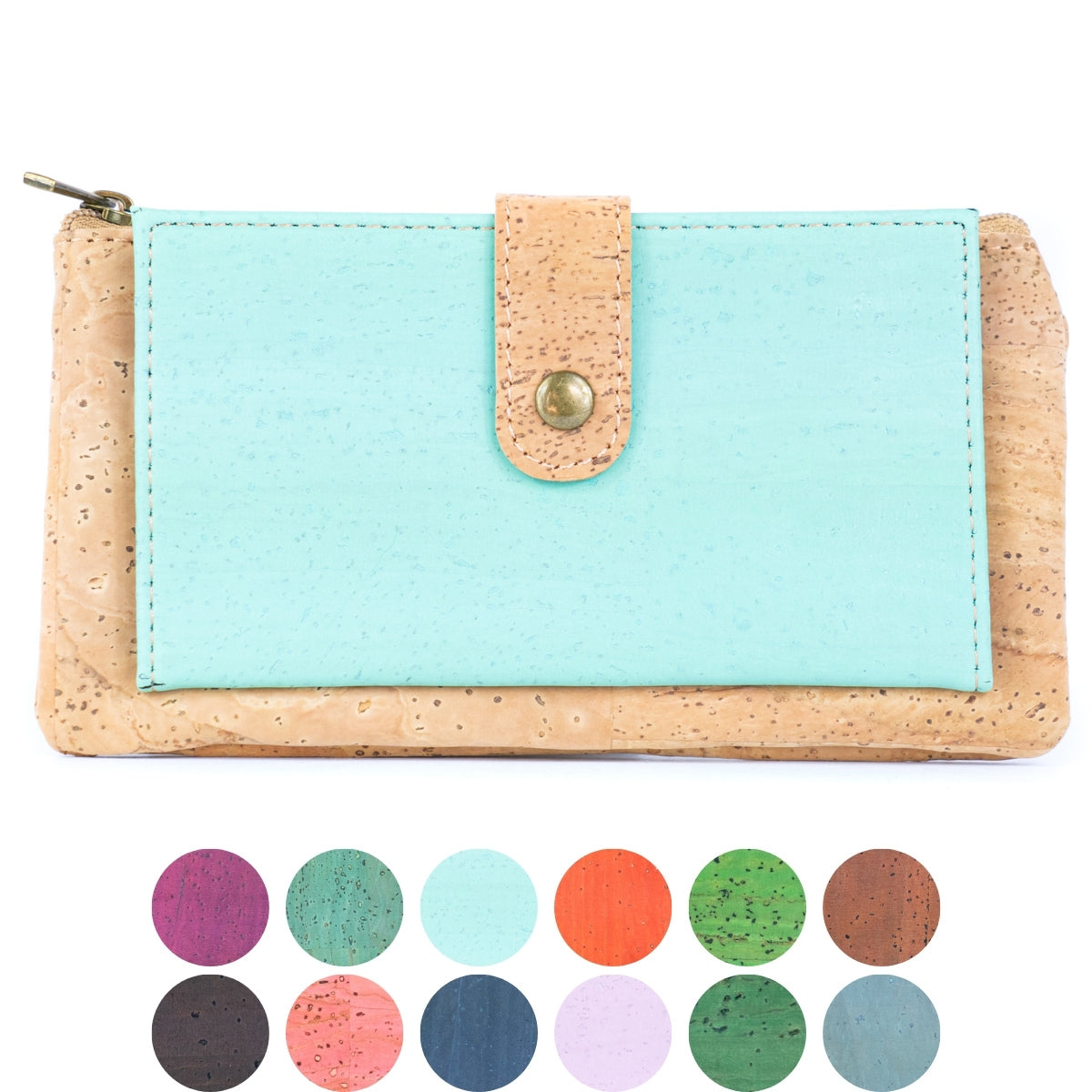 Cork Wallet with Card Slots & Coin Pocket BAG-2352