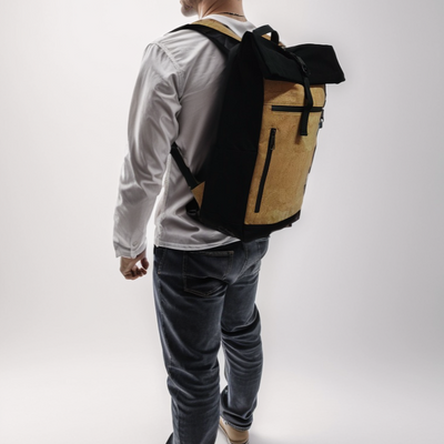 Men's Cork and Canvas Fusion Laptop Commuter Backpack BAG-2286