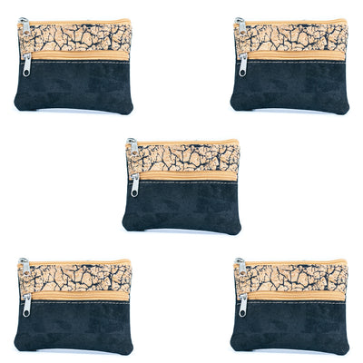 Compact Natural Cork Coin Purse BAGP-309(5units)