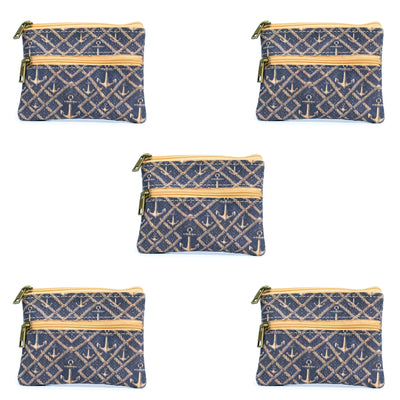 Compact Natural Cork Coin Purse BAGP-332(5units)