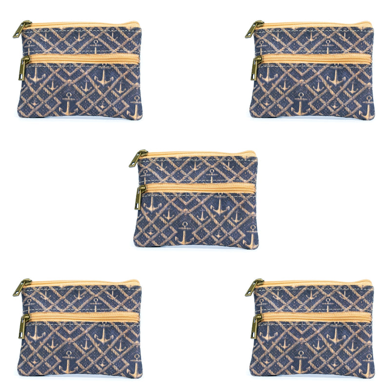 Compact Natural Cork Coin Purse BAGP-332(5units)