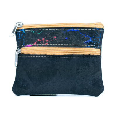 Compact Natural Cork Coin Purse BAGP-332(5units)