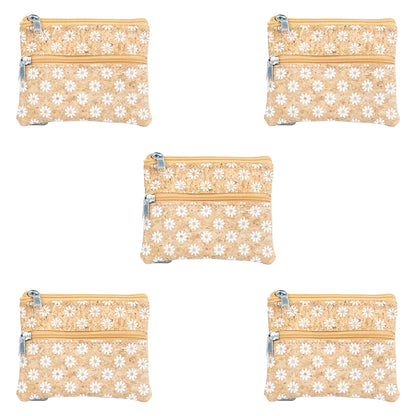Dual Zip Cork Coin Purse BAGP-309(5units)