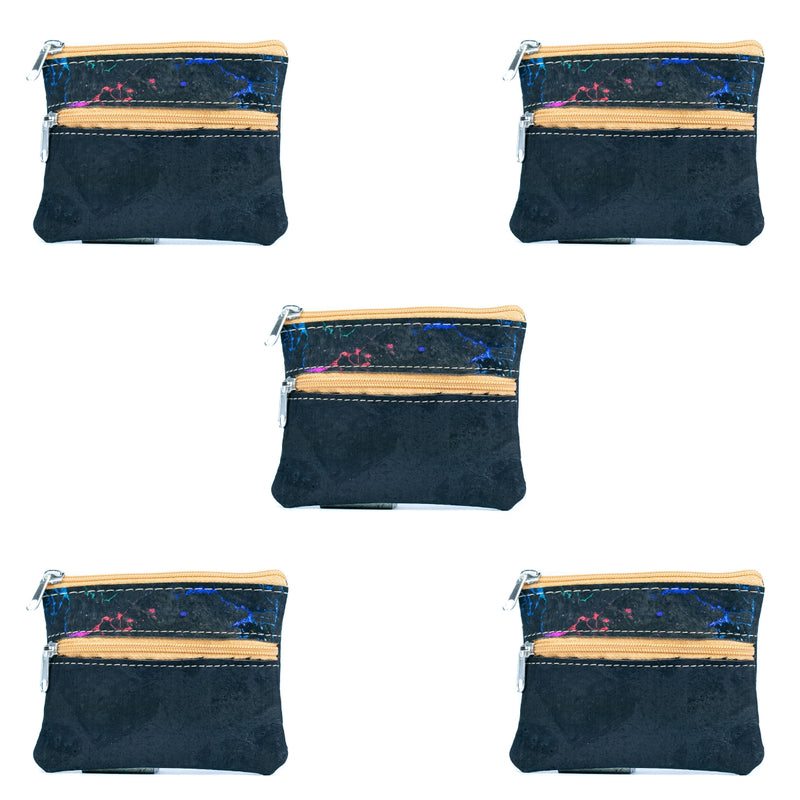 Compact Natural Cork Coin Purse BAGP-332(5units)