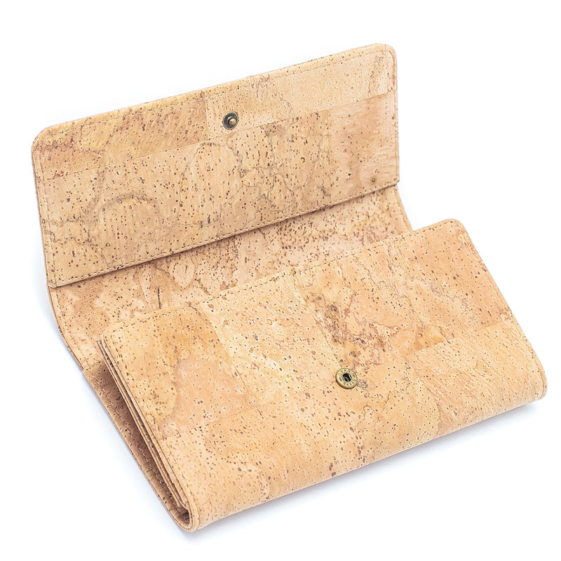 Lux cork bifold smart vegan women&