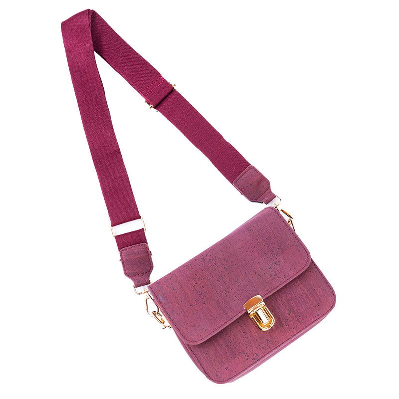 Elegant Solid Color Cork Crossbody Bag for Women BAG-2324