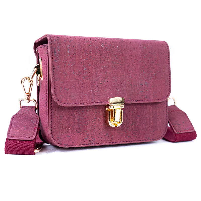 Elegant Solid Color Cork Crossbody Bag for Women BAG-2324