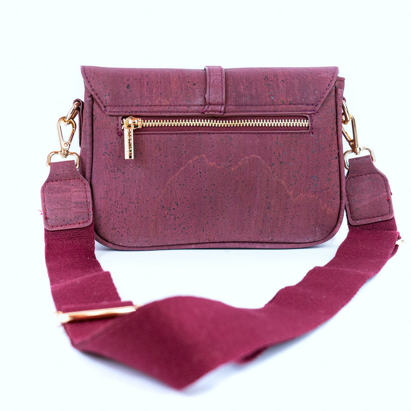 Elegant Solid Color Cork Crossbody Bag for Women BAG-2319