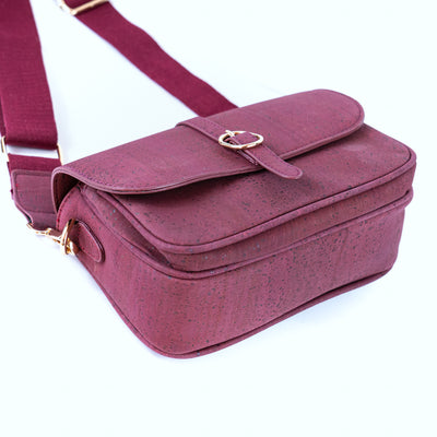 Elegant Solid Color Cork Crossbody Bag for Women BAG-2319