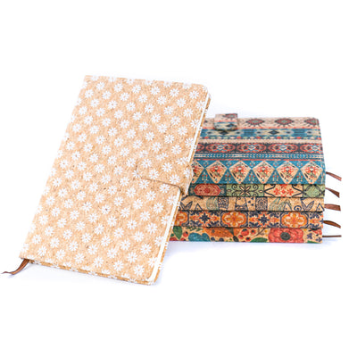 Floral Printed Cork Notebook – Eco-Friendly & Stylish Journal L-567A