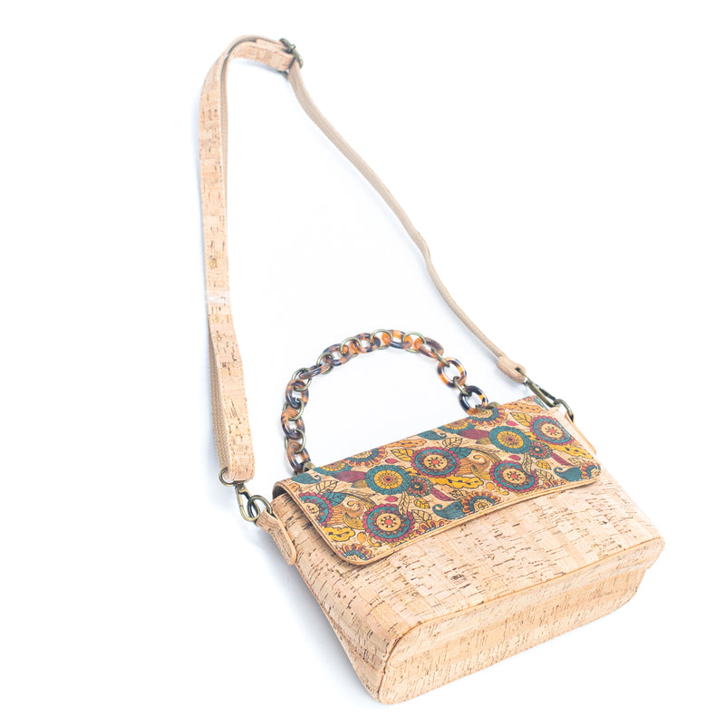 Flash Sale-Eco-Friendly Cork Crossbody Bag for Women - Sustainable and Stylish BAGF-016