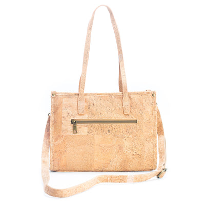 Natural Cork Women's Tote Bag with Shoulder Strap summer BAG-019