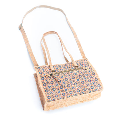 Natural Cork Women's Tote Bag with Shoulder Strap summer BAG-019