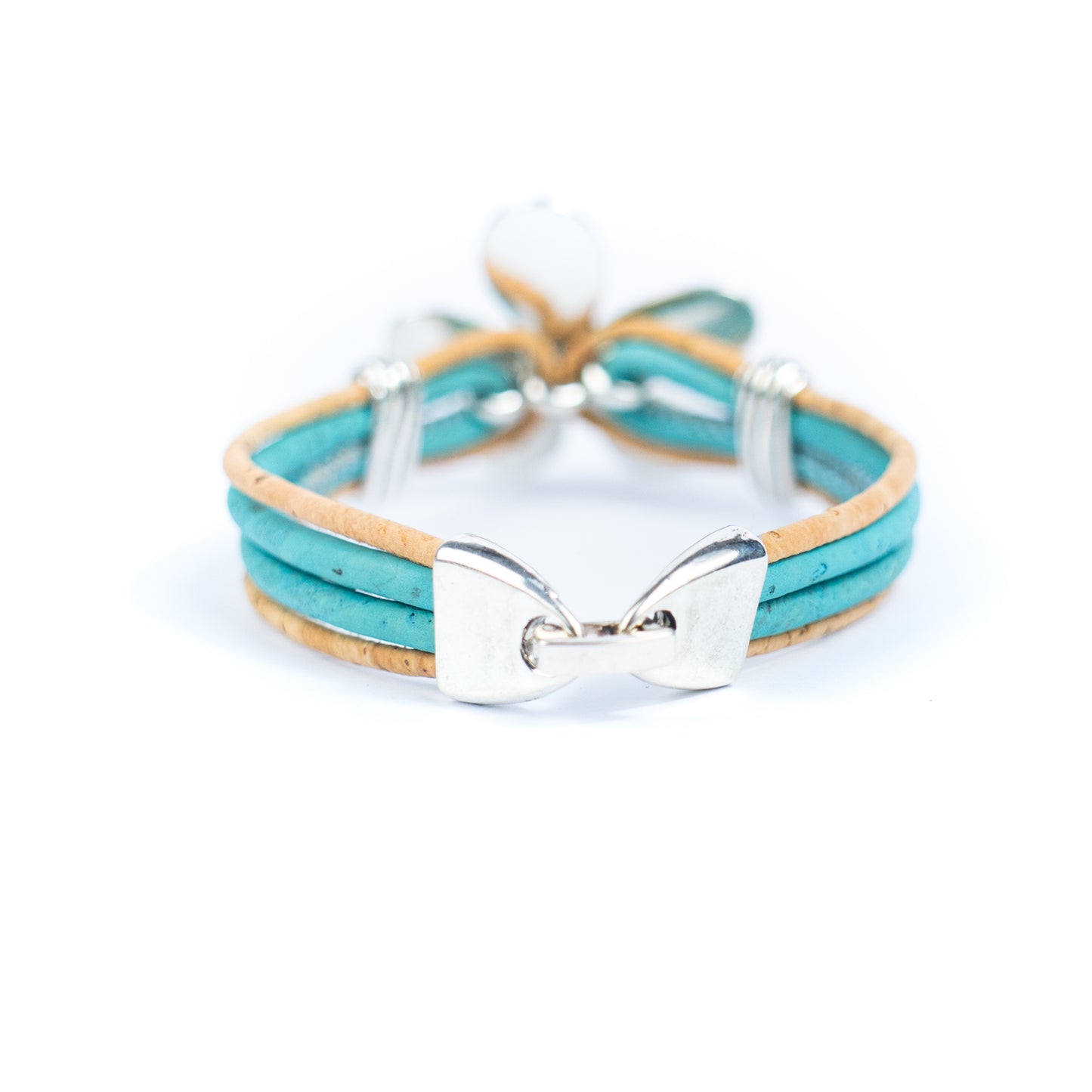 Cork jewelry cork Bracelet for women natural cork with Flower accessories handmade bracelet BR-415-MIX-5