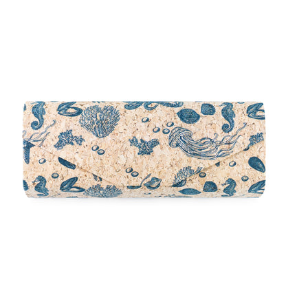 Printed Cork Glasses Cases – Magnetic Closure, Pack of 10 | L-1231-MIX-10