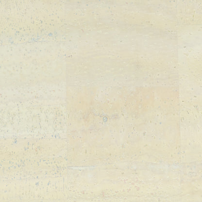 Soft cream natural cork fabric with subtle colorful speckles  COF-680