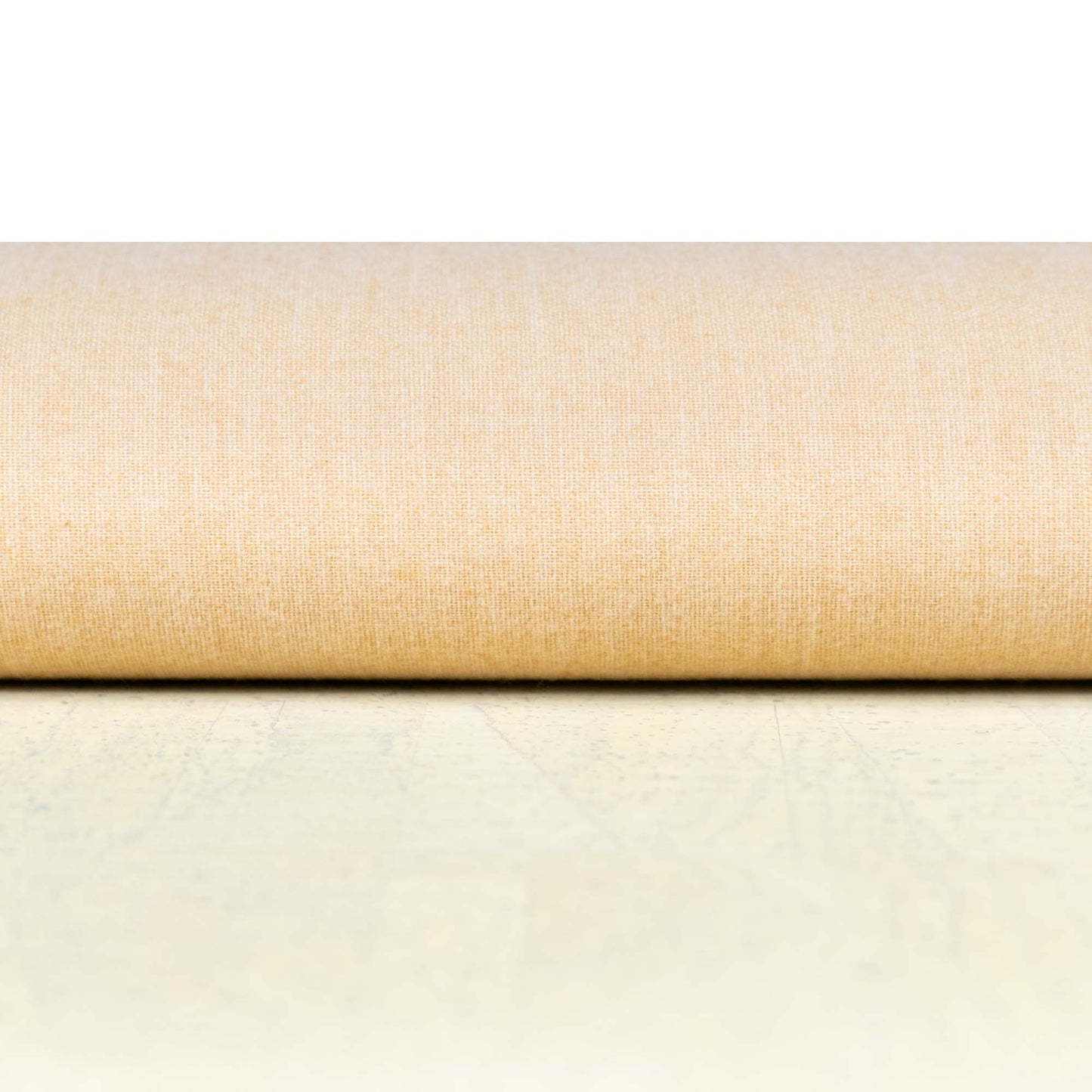 Soft cream natural cork fabric with subtle colorful speckles  COF-680