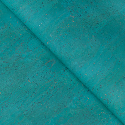 Turquoise Green Cork Fabric COF-679