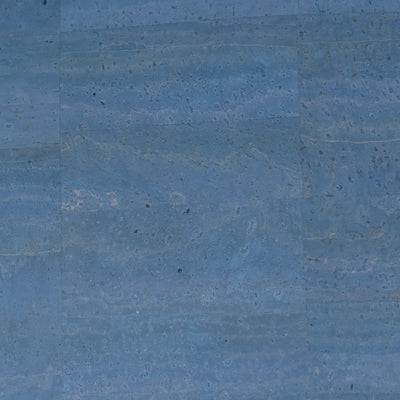 Blue Grey Natural Cork Fabric COF-676
